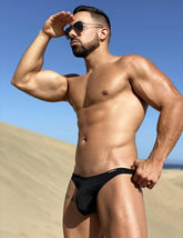 Avidlove Underwear Herren-Bikinislips, 4er-Pack, klassisch, niedrig geschnitten, dehnbar, mit Hüfte